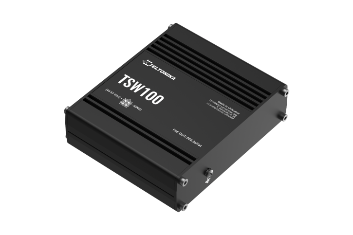Teltonika  TSW100 - Industrial PoE+ Ethernet Switch
