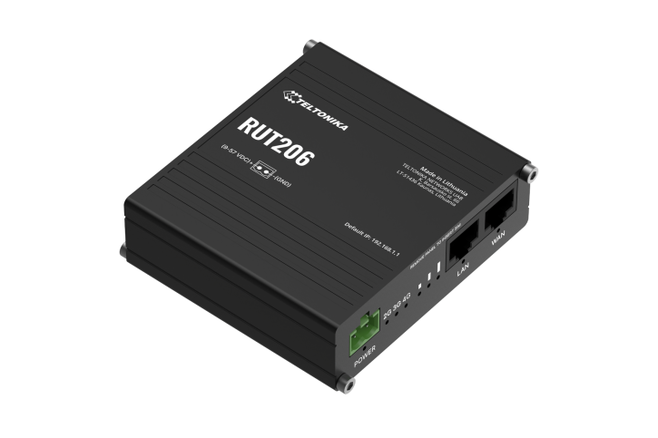 Teltonika RUT206 - INDUSTRIAL 4G ROUTER