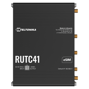 Teltonika RUTC41 - 4G Edge Router with eSIM and Docker Support!